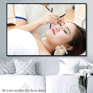 file tranh spa lam dep decor