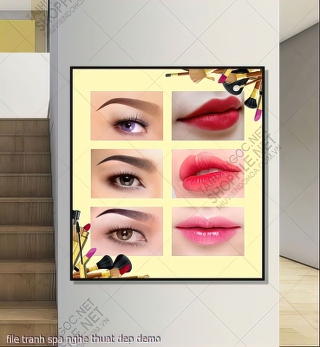 file tranh spa nghe thuat dep