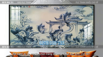 file tranh su ca vuot lon mon trang tri be ca decal dan kinh 11d 007