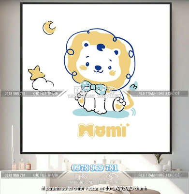 file tranh su tu chibi vector in do 17092025 thanh