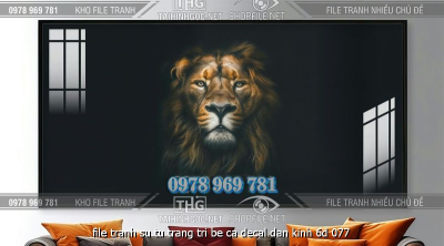 file tranh su tu trang tri be ca decal dan kinh 6d 077