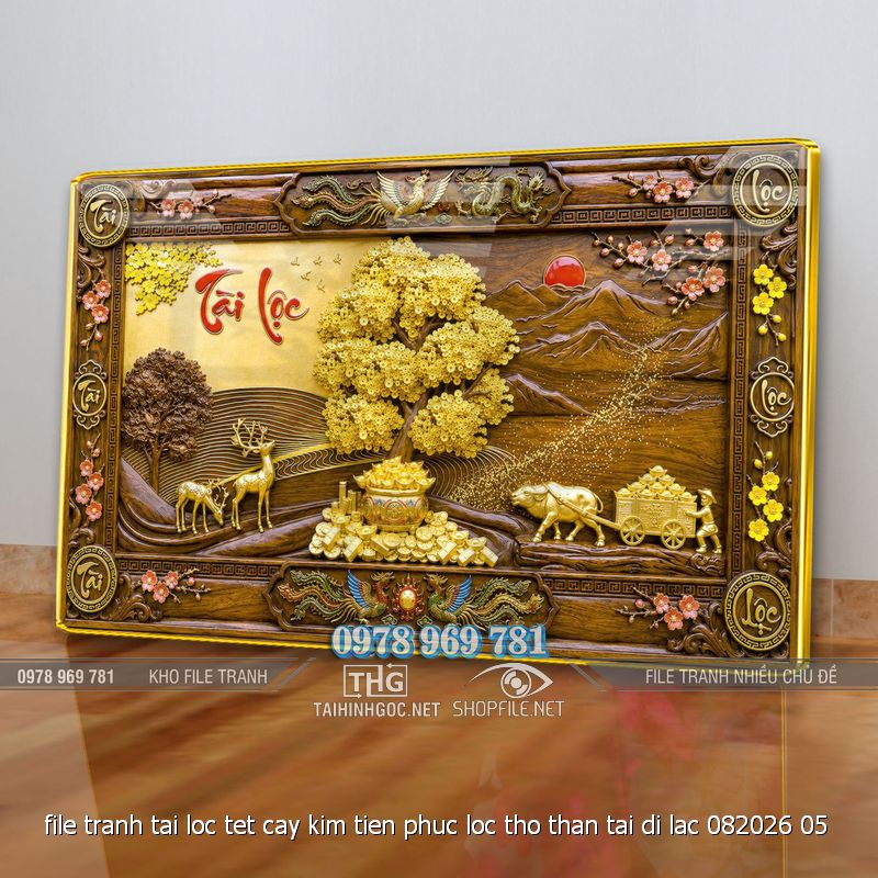 file tranh tai loc tet cay kim tien phuc loc tho than tai di lac 082026 05