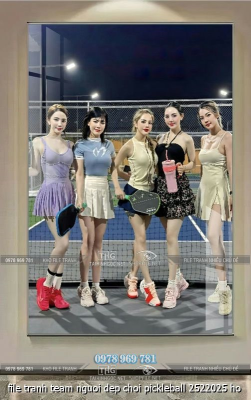 file tranh team nguoi dep choi pickleball 2522025 ho