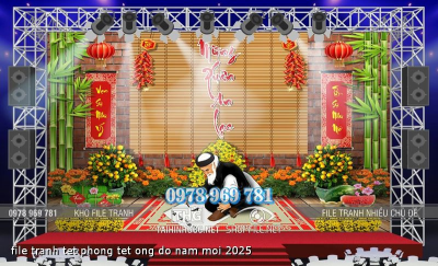 file tranh tet phong tet ong do nam moi 2025