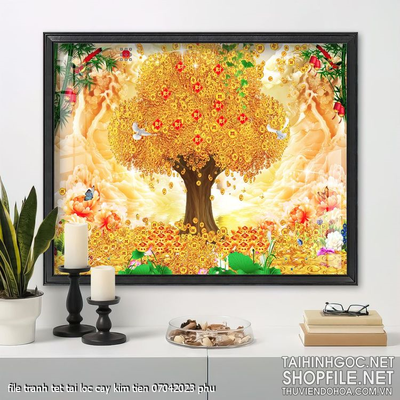 file tranh tet tai loc cay kim tien 07042023 phu