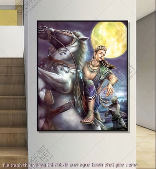 file tranh thai vuong tat dat da cuoi ngua tranh phat giao