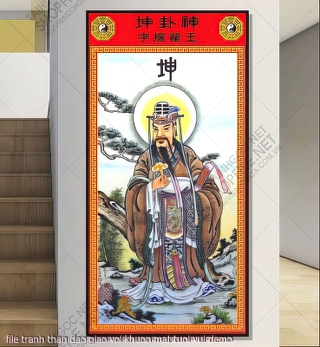 tranh phat giao file tranh than dao giao voi khuon mat tuoi vui