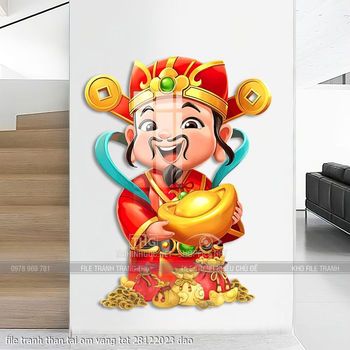 file tranh than tai om vang tet 28122023 dao