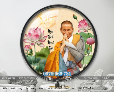 file tranh thay thich minh tue tron hoa sen phat phap 08112024 h
