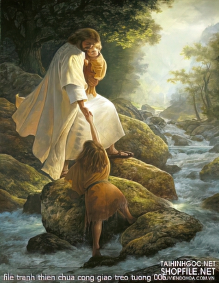 file tranh thien chua cong giao treo tuong 006