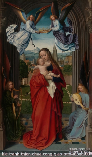 file tranh thien chua cong giao treo tuong 008