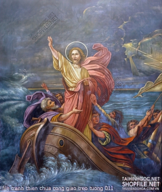 file tranh thien chua cong giao treo tuong 011