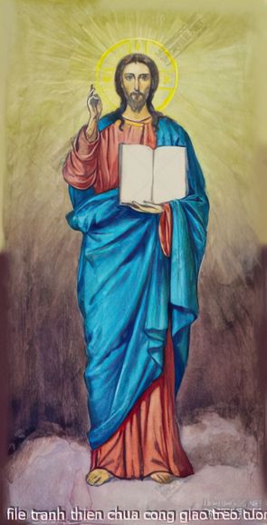 file tranh thien chua cong giao treo tuong 014