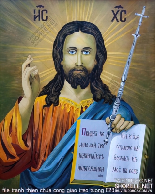 file tranh thien chua cong giao treo tuong 023