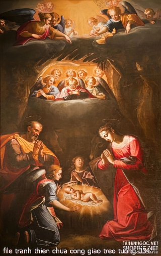 file tranh thien chua cong giao treo tuong 034