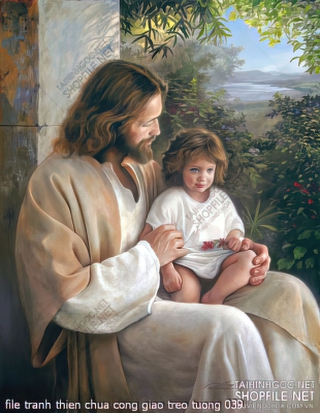 file tranh thien chua cong giao treo tuong 039