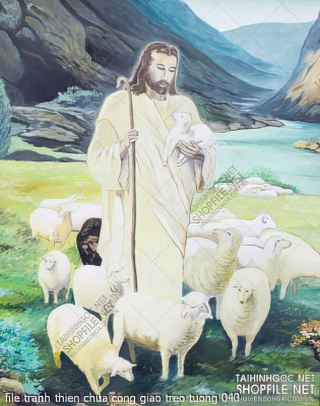 file tranh thien chua cong giao treo tuong 040