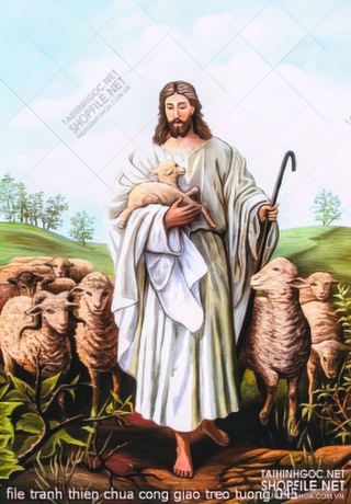 file tranh thien chua cong giao treo tuong 045