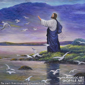 file tranh thien chua cong giao treo tuong 060