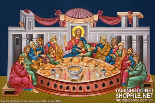 file tranh thien chua cong giao treo tuong 063