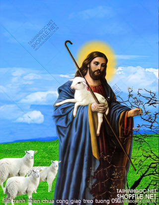 file tranh thien chua cong giao treo tuong 090