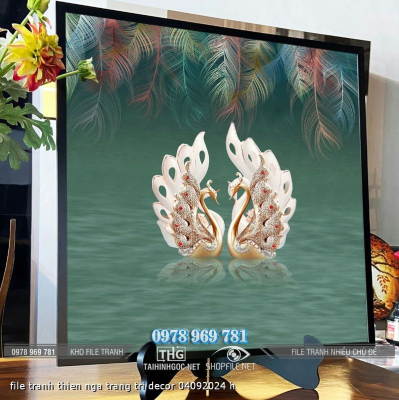 file tranh thien nga trang tri decor 04092024 h