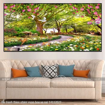 file tranh thien nhien vuon hoa va nai 14112023