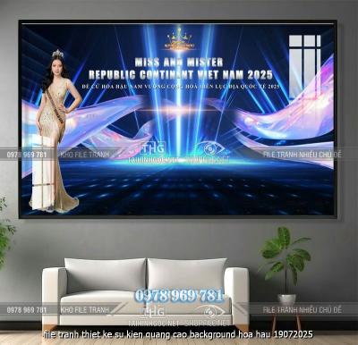 file tranh thiet ke su kien quang cao background hoa hau 19072025