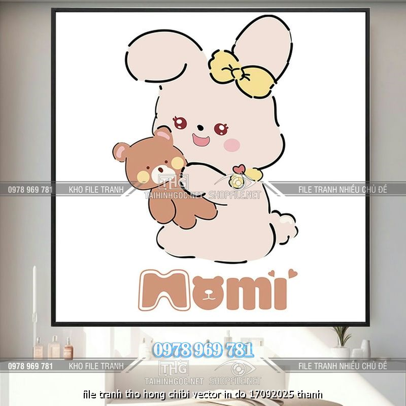 file tranh tho hong chibi vector in do 17092025 thanh