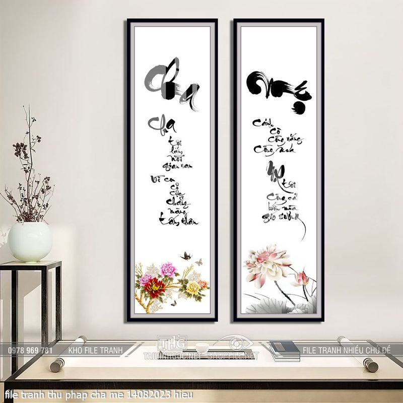 file tranh thu phap cha me 14082023 hieu