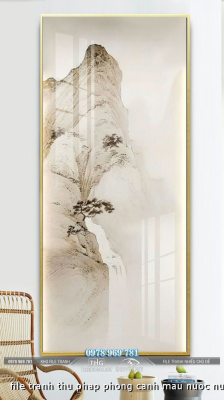 file tranh thu phap phong canh mau nuoc nui huu tinh 24122024 hanh