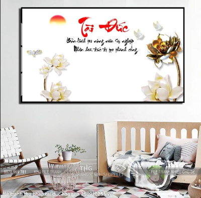 file tranh thu phap tai duc hoa sen 25092023 vvv