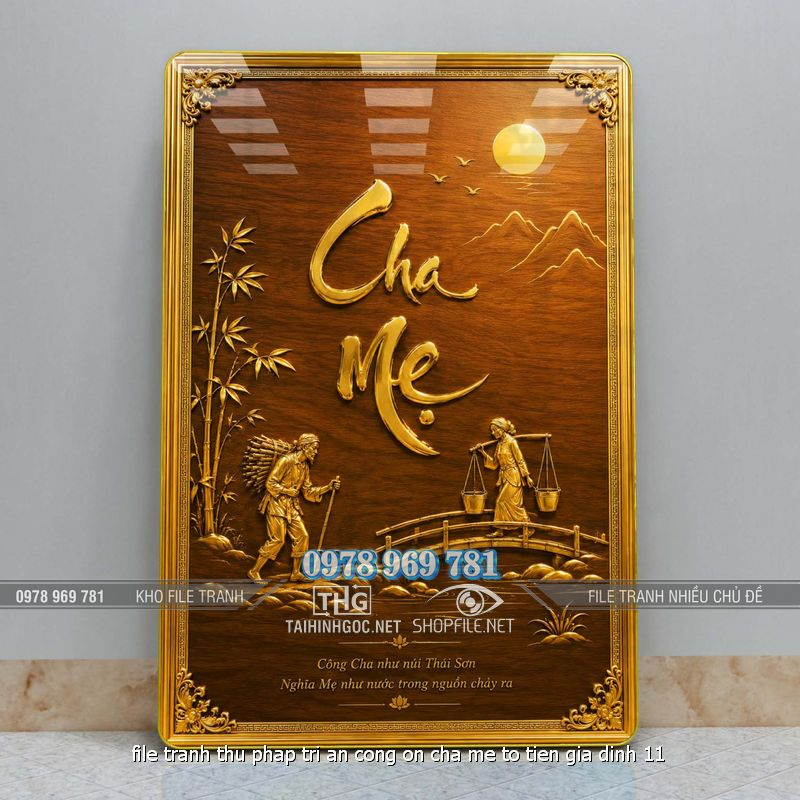 file tranh thu phap tri an cong on cha me to tien gia dinh 11
