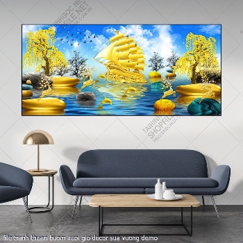 file tranh thuan buom xuoi gio decor sua vuong