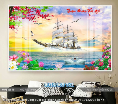 file tranh thuan buom xuoi gio phong canh phong thuy 19122024 hanh