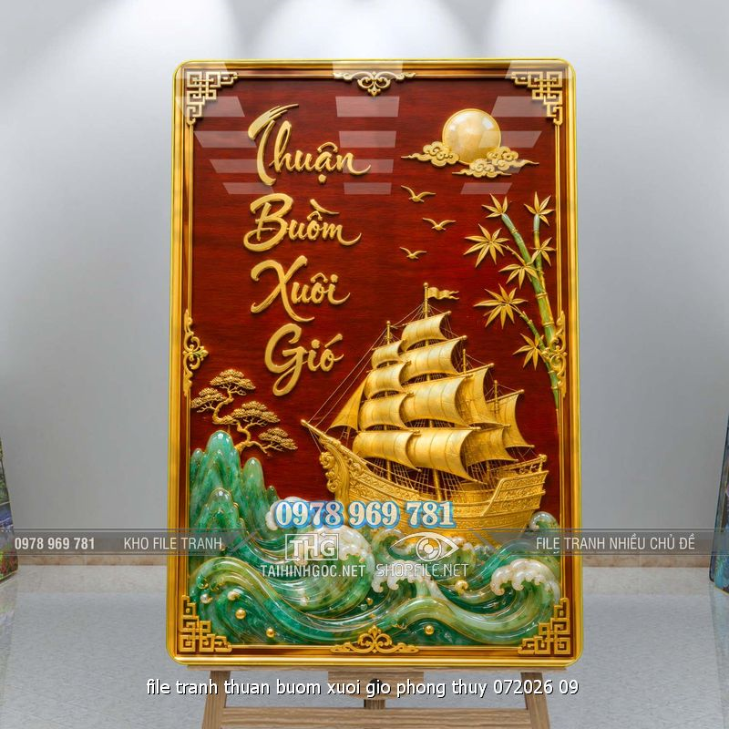 file tranh thuan buom xuoi gio phong thuy 072026 09