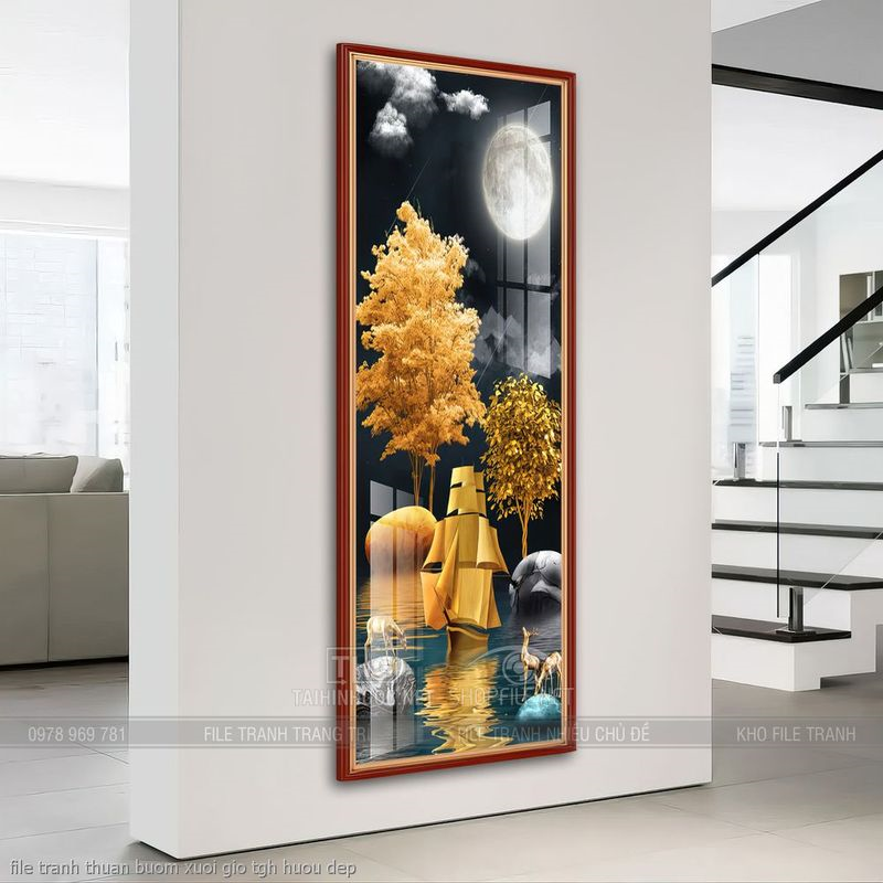 file tranh thuan buom xuoi gio tgh huou dep