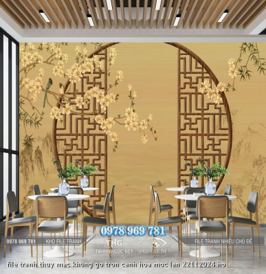 file tranh thuy mac khung go tron canh hoa moc lan 22112024 ho