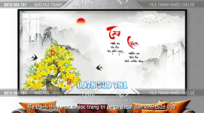 file tranh thuy mac tai loc trang tri be ca decal dan kinh t52d 030