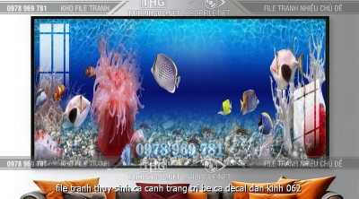 file tranh thuy sinh ca canh trang tri be ca decal dan kinh 062