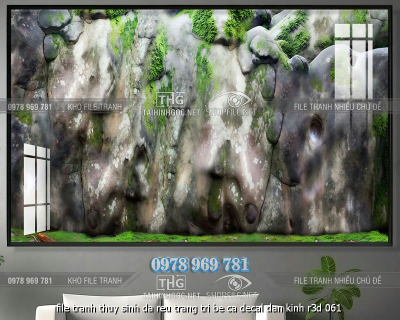 file tranh thuy sinh da reu trang tri be ca decal dan kinh r3d 061