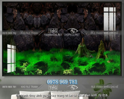 file tranh thuy sinh go go cay trang tri be ca decal dan kinh 7d 016