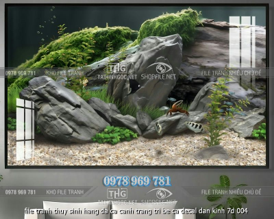 file tranh thuy sinh hang da ca canh trang tri be ca decal dan kinh 7d 004