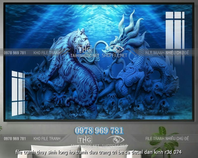 file tranh thuy sinh long ho tranh dau trang tri be ca decal dan kinh r3d 074