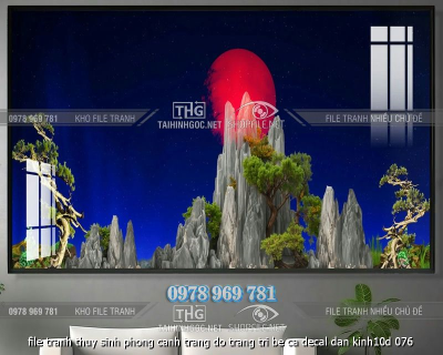 file tranh thuy sinh phong canh trang do trang tri be ca decal dan kinh10d 076