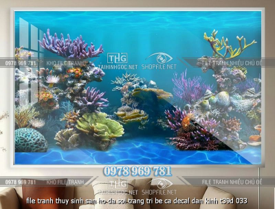file tranh thuy sinh san ho da soi trang tri be ca decal dan kinh t39d 033