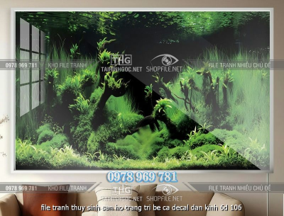 file tranh thuy sinh san ho trang tri be ca decal dan kinh 6d 106