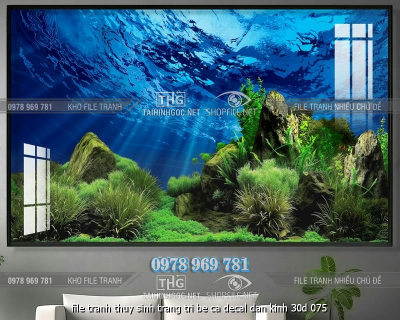 file tranh thuy sinh trang tri be ca decal dan kinh 30d 075