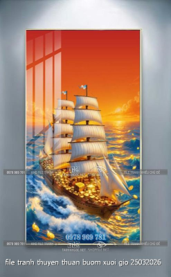 file tranh thuyen thuan buom xuoi gio 25032026