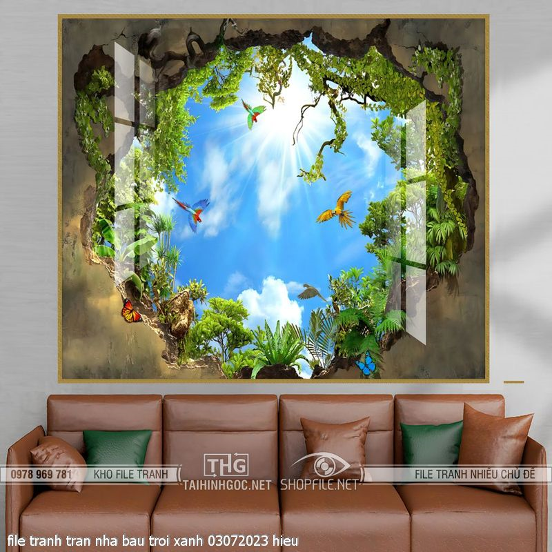 file tranh tran nha bau troi xanh 03072023 hieu